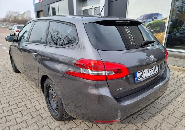 Peugeot 308 cena 49900 przebieg: 139957, rok produkcji 2019 z Radom małe 379